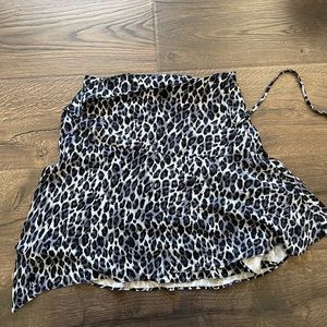 Urban Outfitters Wrap Cheetah Skirt